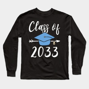 Class Of 2033 Senior Graduation Long Sleeve T-Shirt